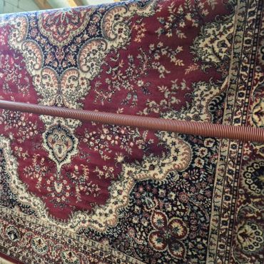 Krásně čistý koberec.